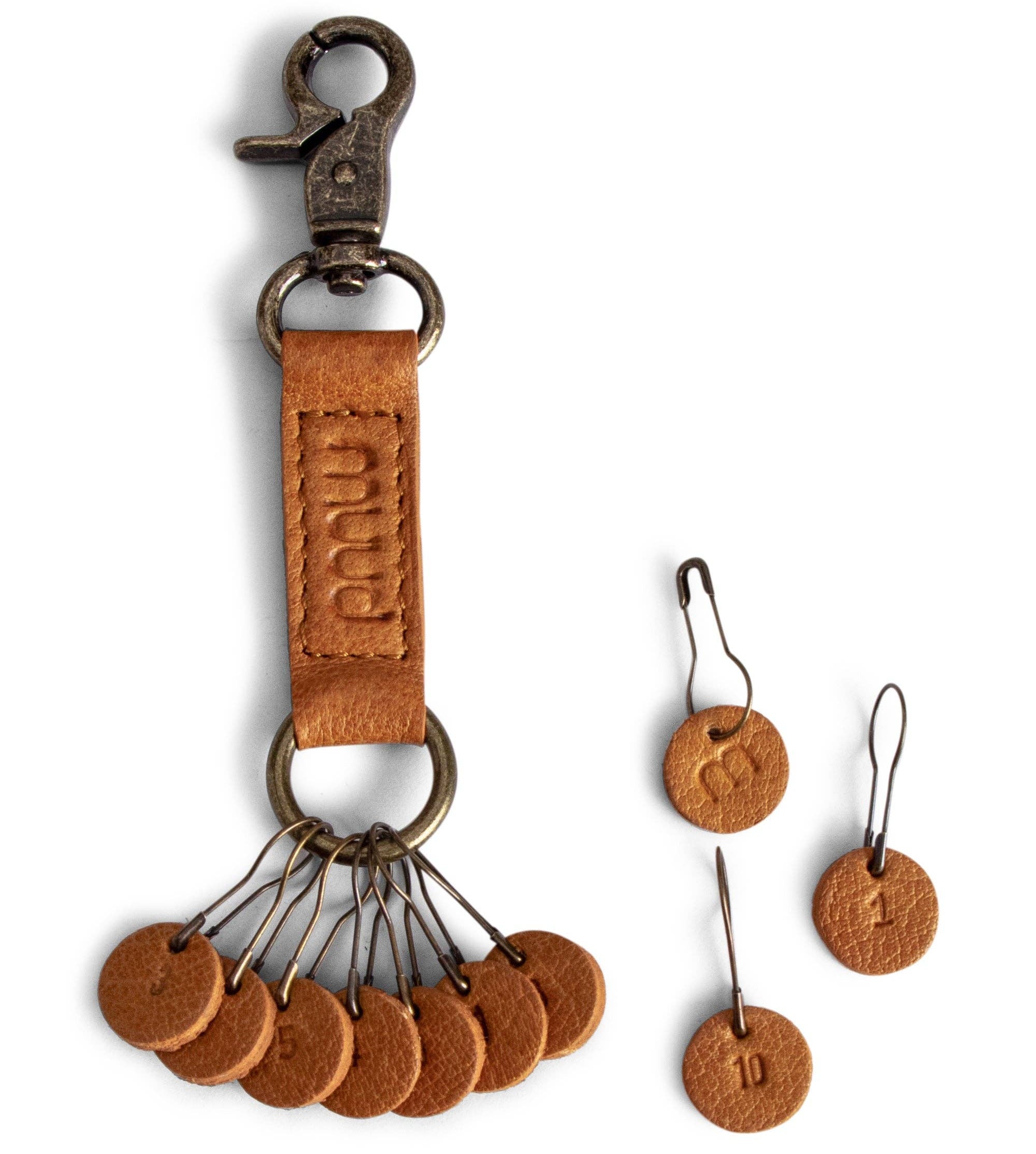 muud - Feliz Leather Stitch Markers