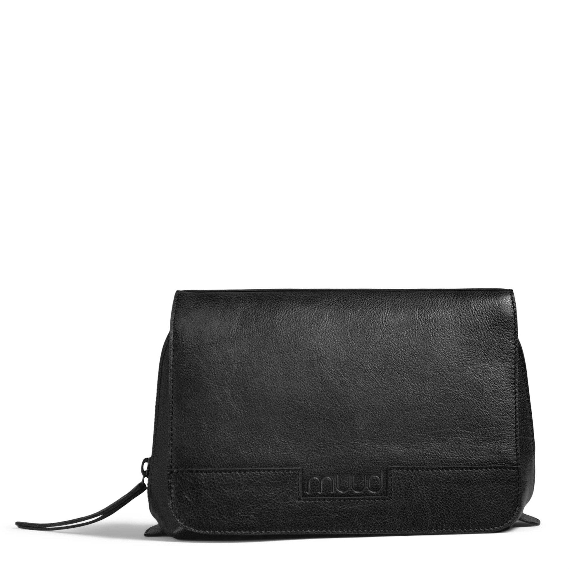 muud Hazel - Leather Crochet Clutch Bag