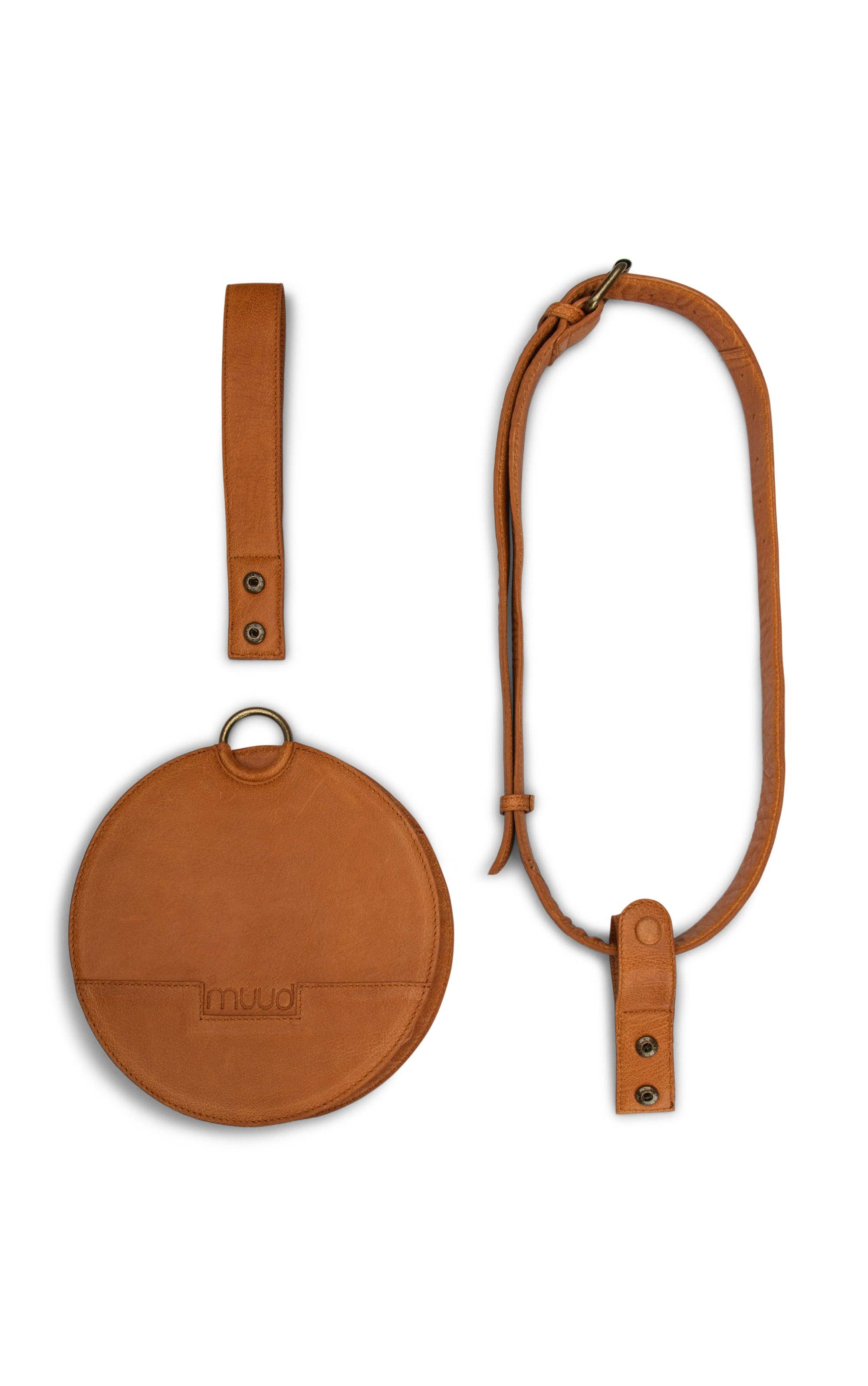 muud - Demi Leather Bum Bag in Unique Circular Shape