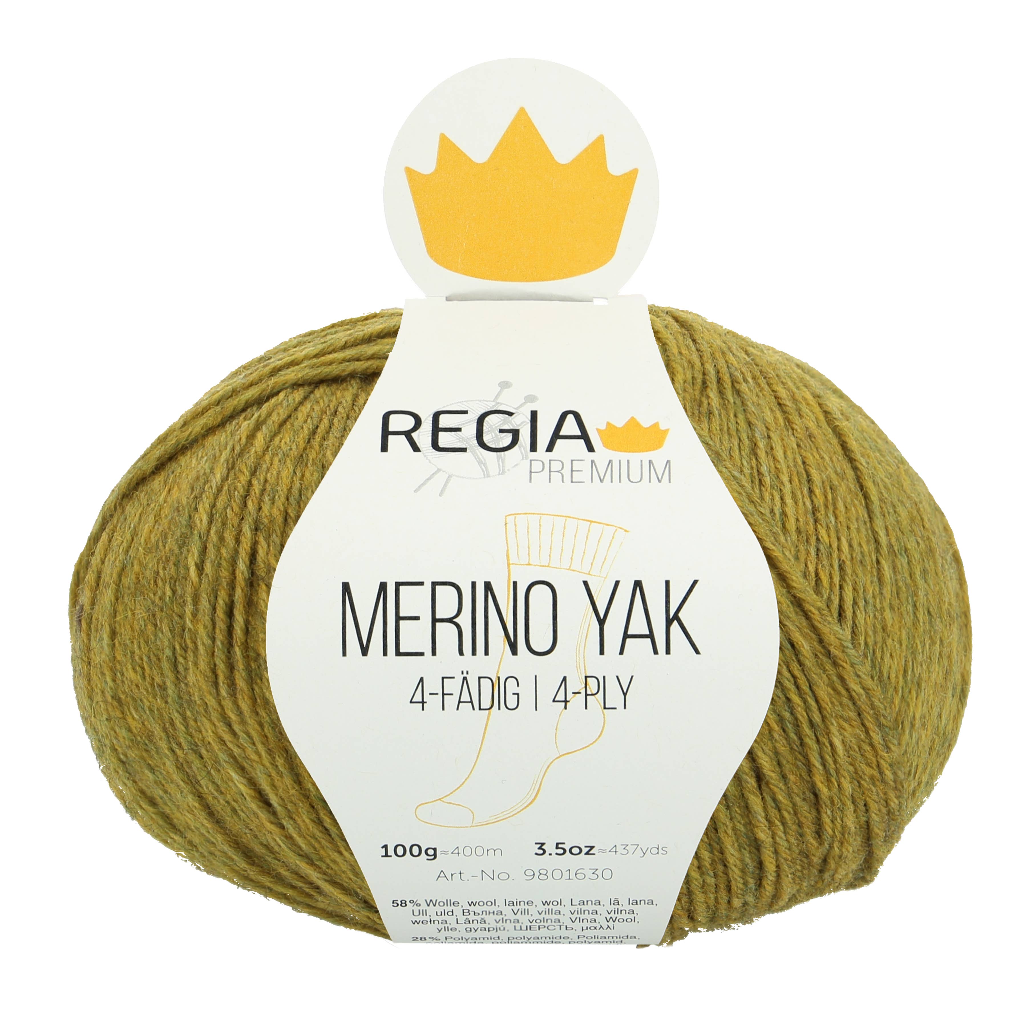 REGIA Premium Merino Yak 4-ply Sock Wool