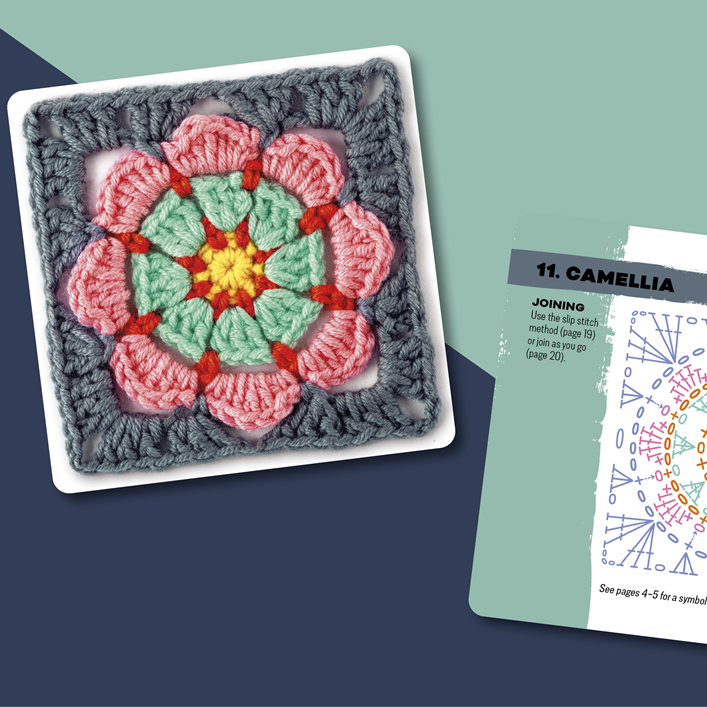 The Granny Square Flowers Card Deck