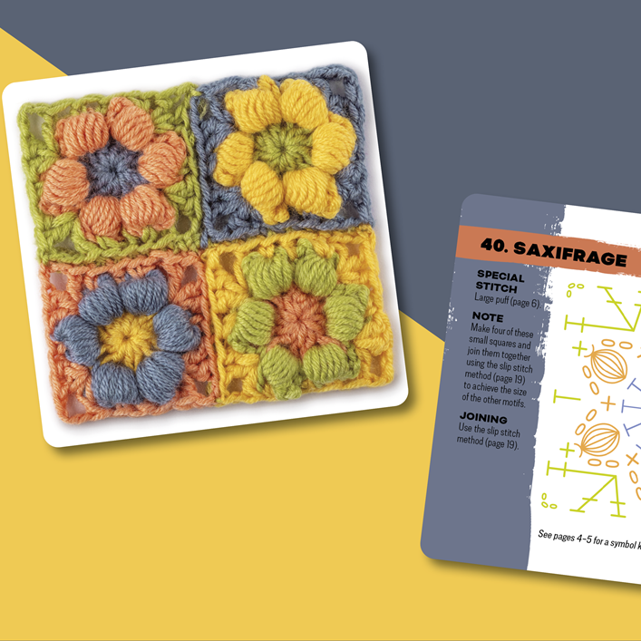 The Granny Square Flowers Card Deck
