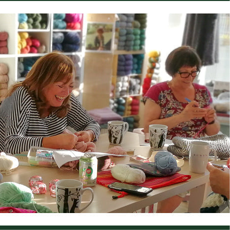 Vendredi matin - Cours de tricot et de crochet - Bloc de 4 semaines - Mars/Avril