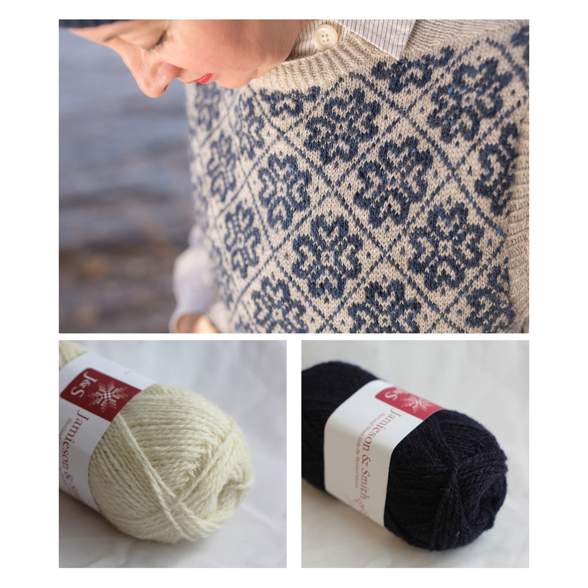 Kate Davies – Another Song / Òran Eile Vest – Knitting Kit