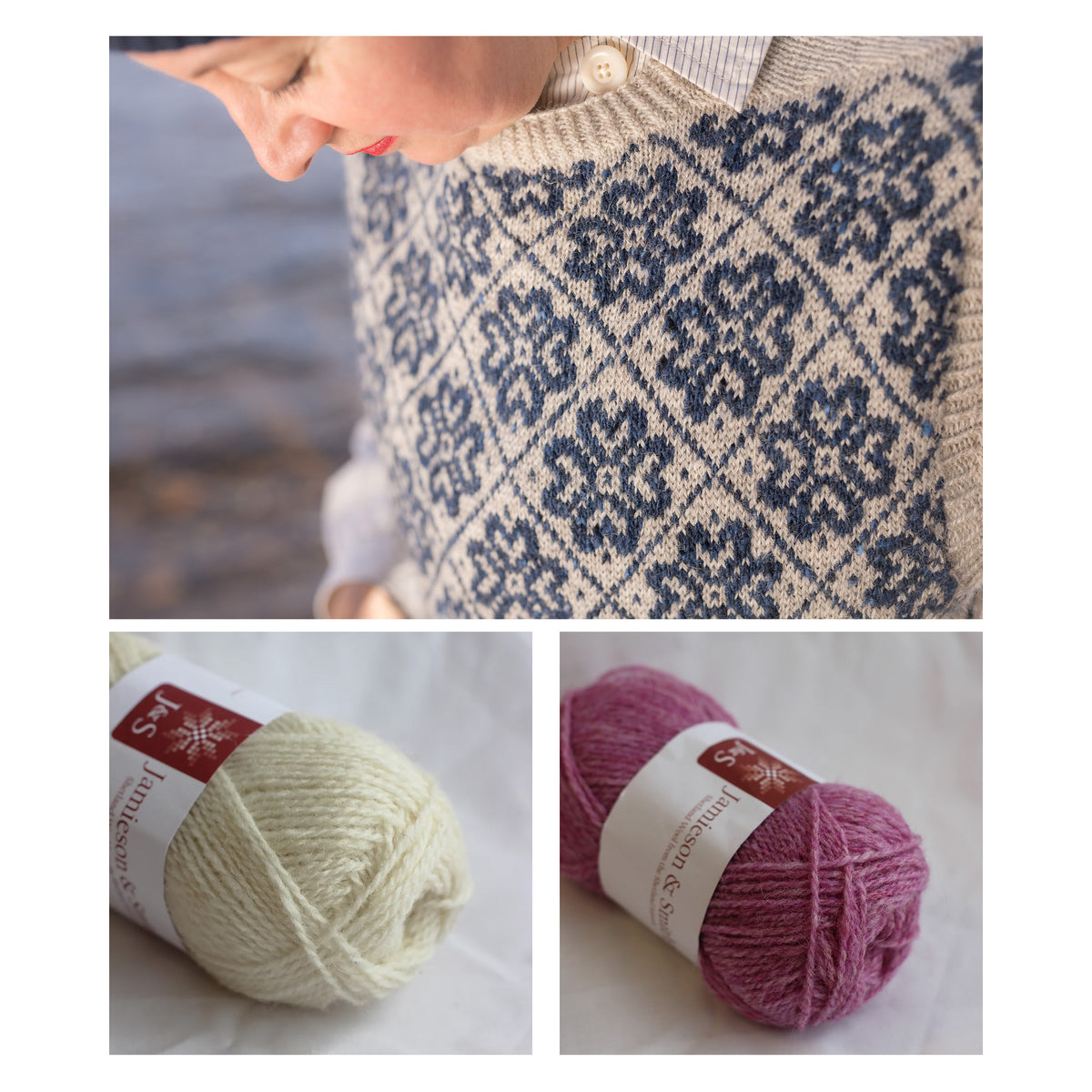 Kate Davies – Another Song / Òran Eile Vest – Knitting Kit