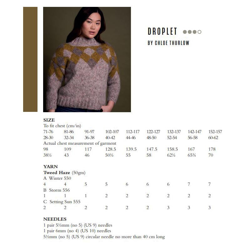 Rowan 4 Projects Tweed Haze - Knitting Pattern Book