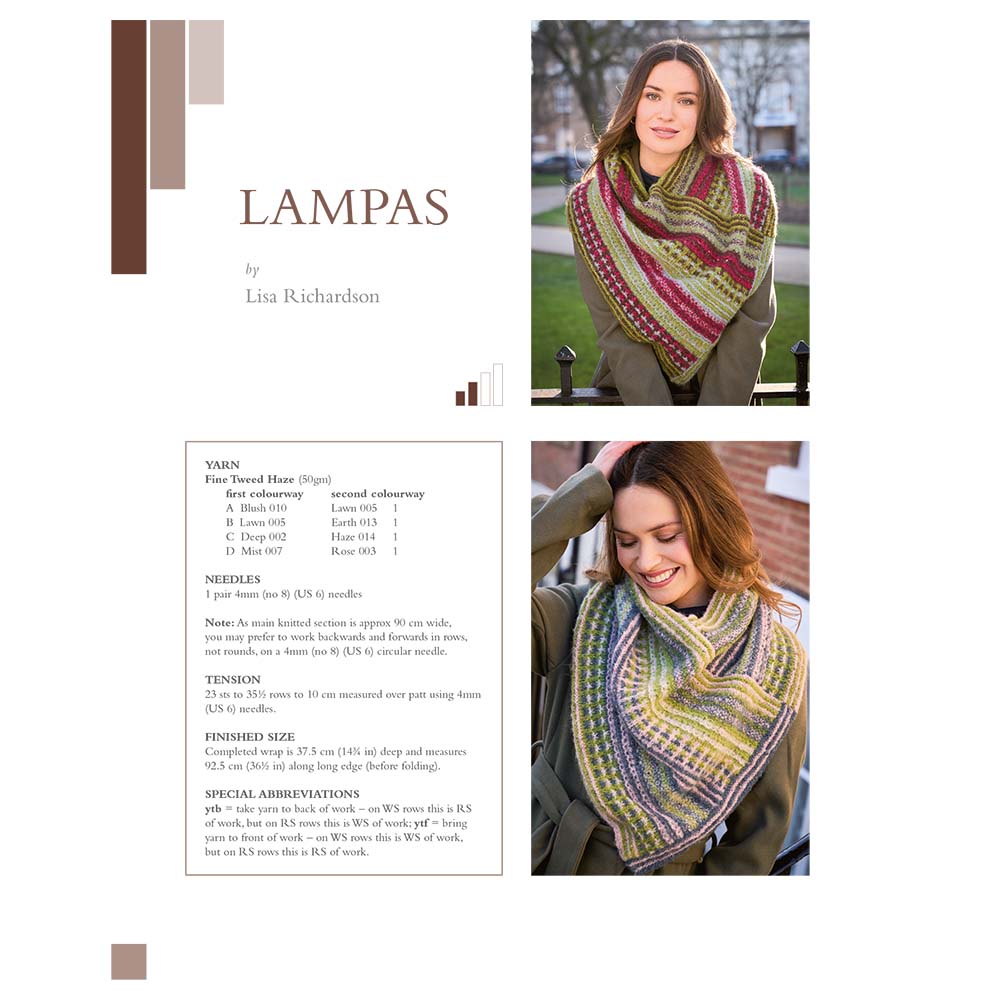 Rowan City Haze - Knitting Pattern Book