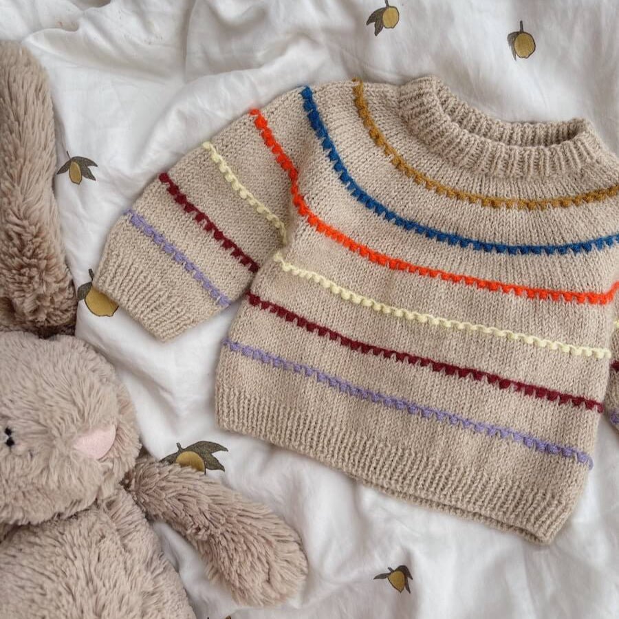 PetiteKnit Festivalpullover Baby - Strickanleitung