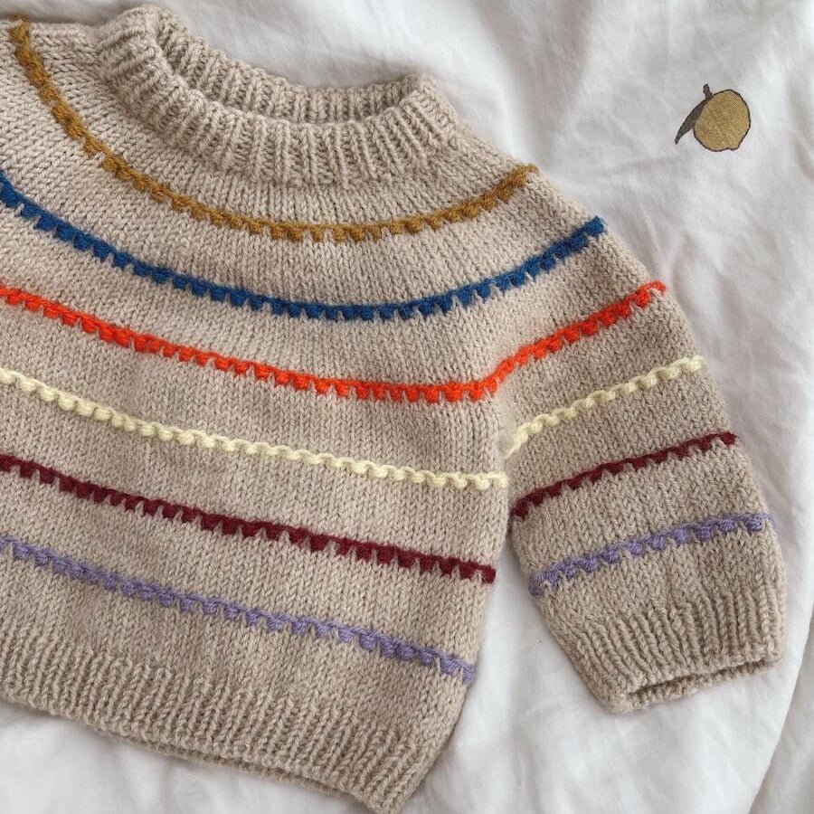 PetiteKnit Festivalpullover Baby - Strickanleitung