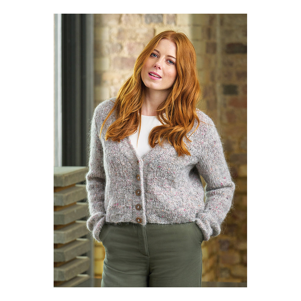 Rowan Ficus Cardigan - Strickmuster (PDF-Download)