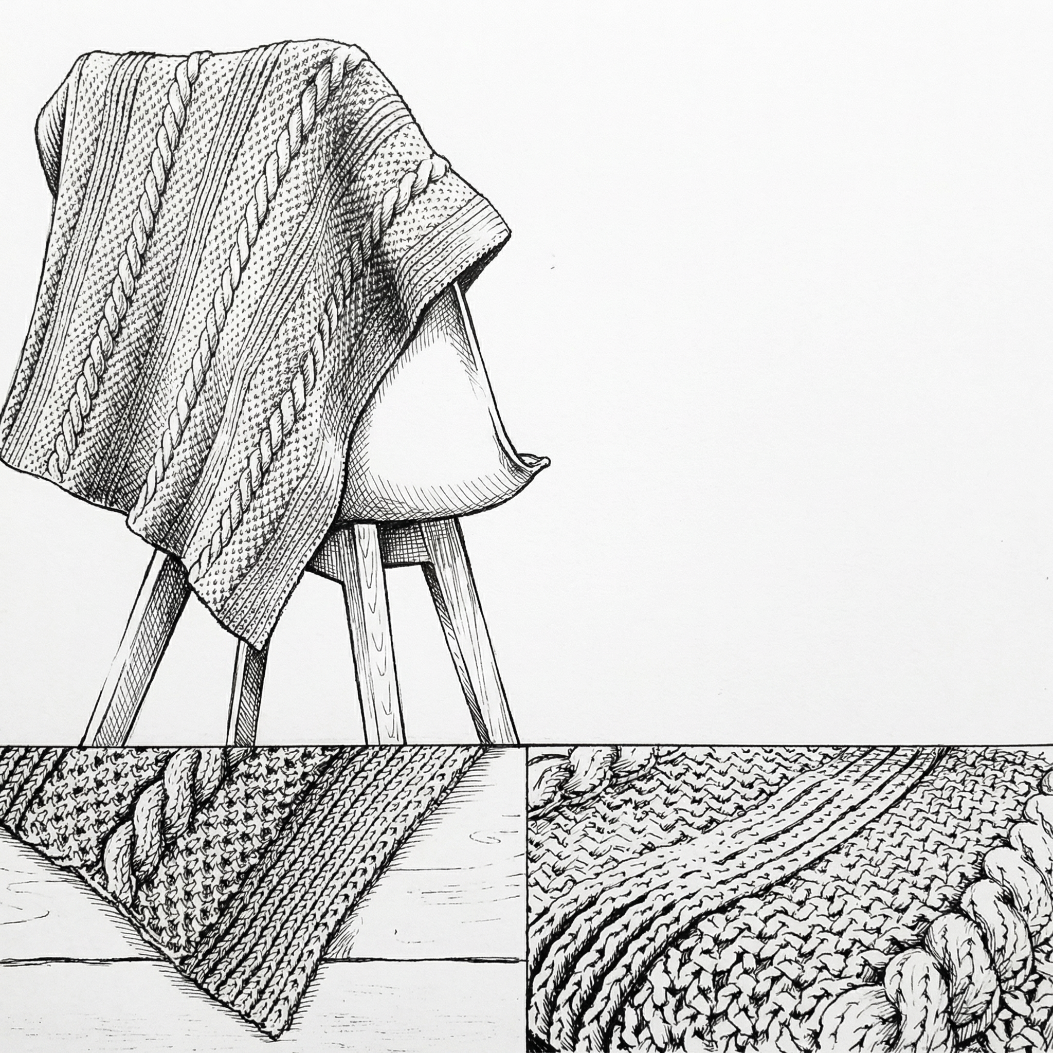 Lochlea Baby Blanket - Beginner Knitting Pattern PRE SALE