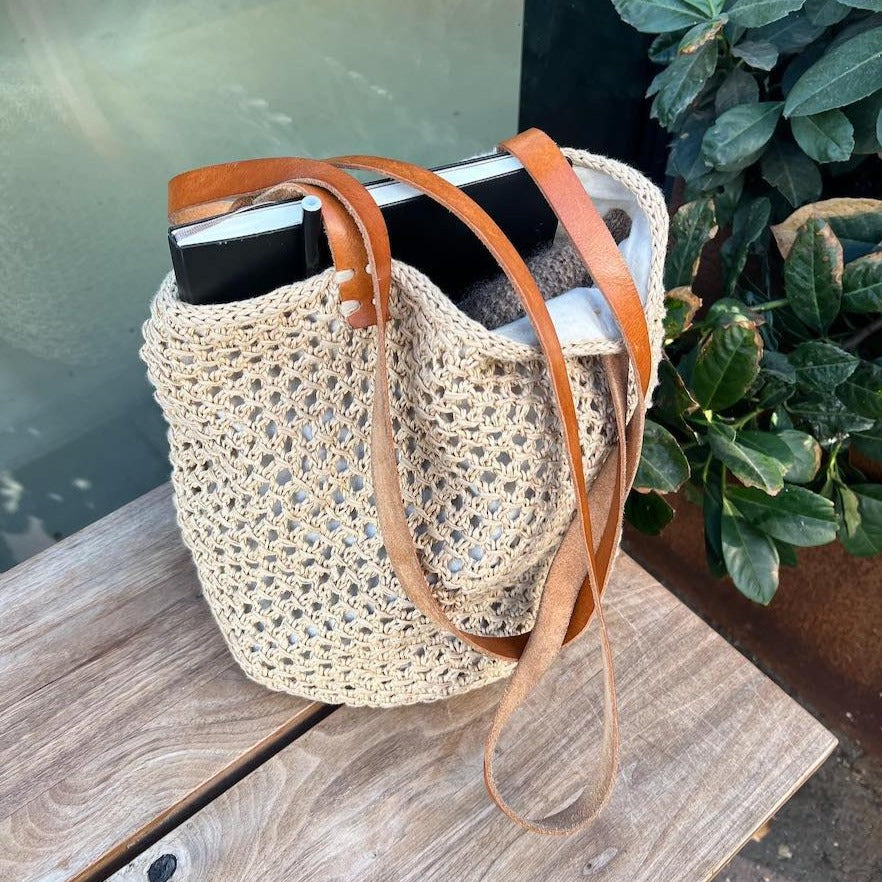PetiteKnit - Leather Bag Straps