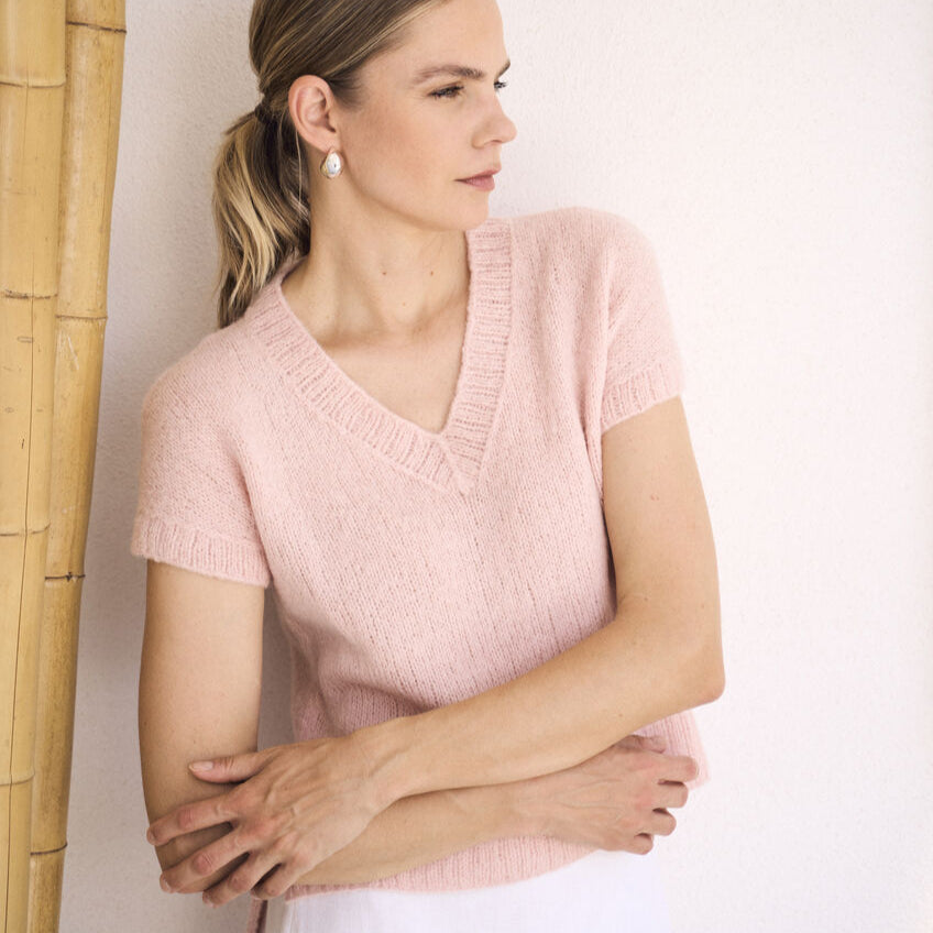 Mode at Rowan Hanne Tee - Knitting Pattern