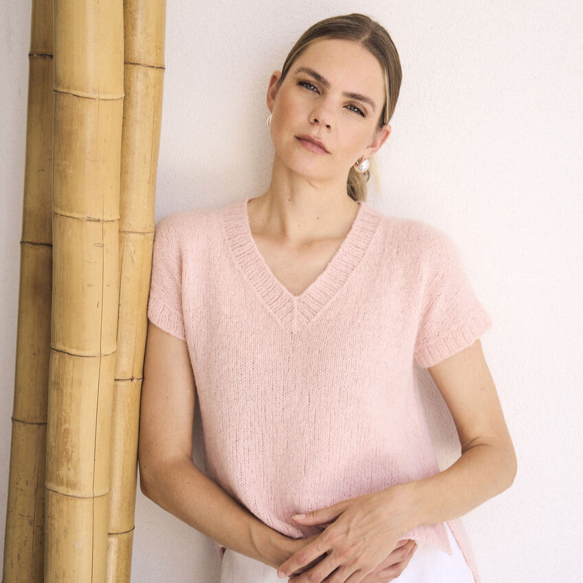 Mode at Rowan Hanne Tee - Knitting Pattern