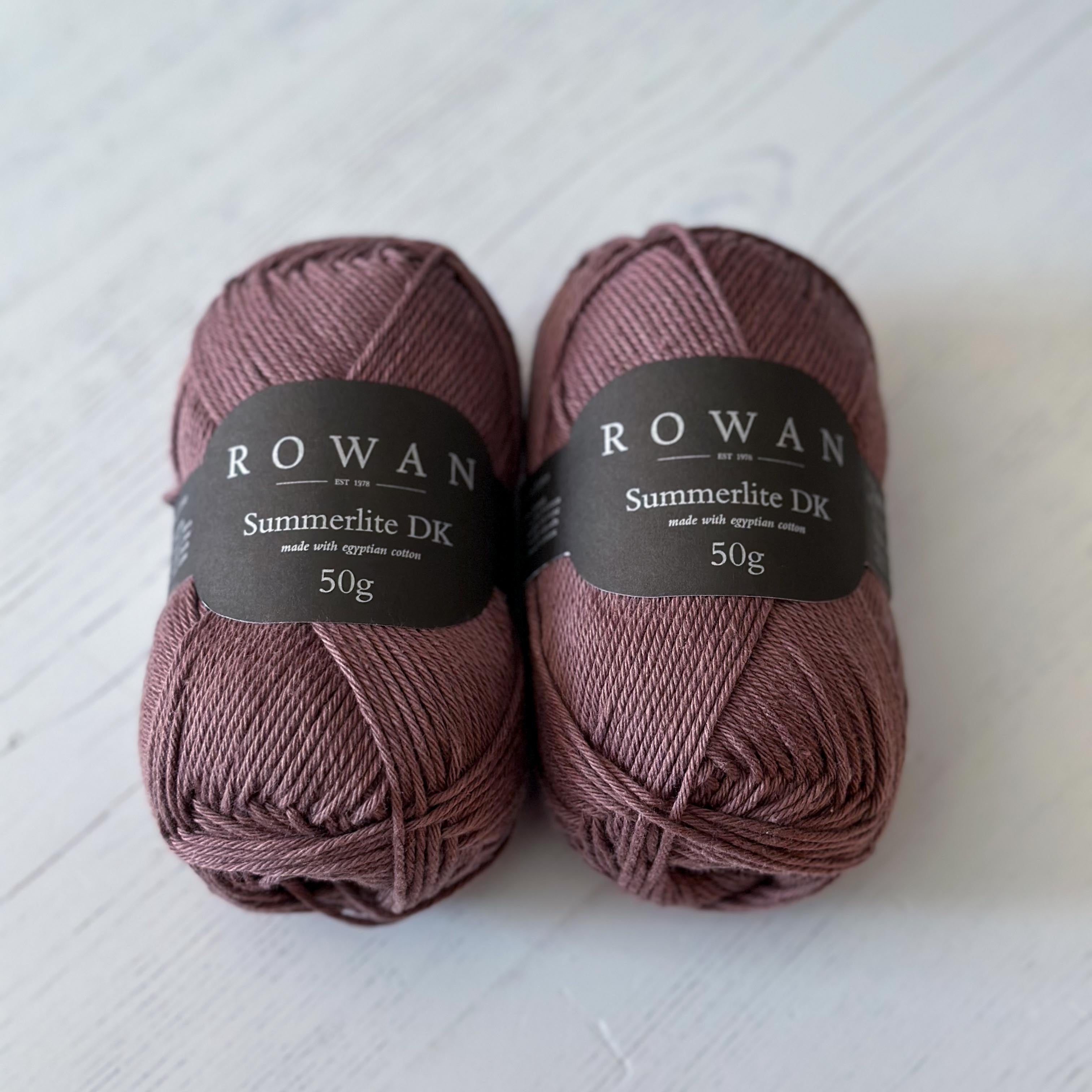 Rowan Summerlite DK - 2 x 50g Mocha 451 - End of Dye Lot Bundle