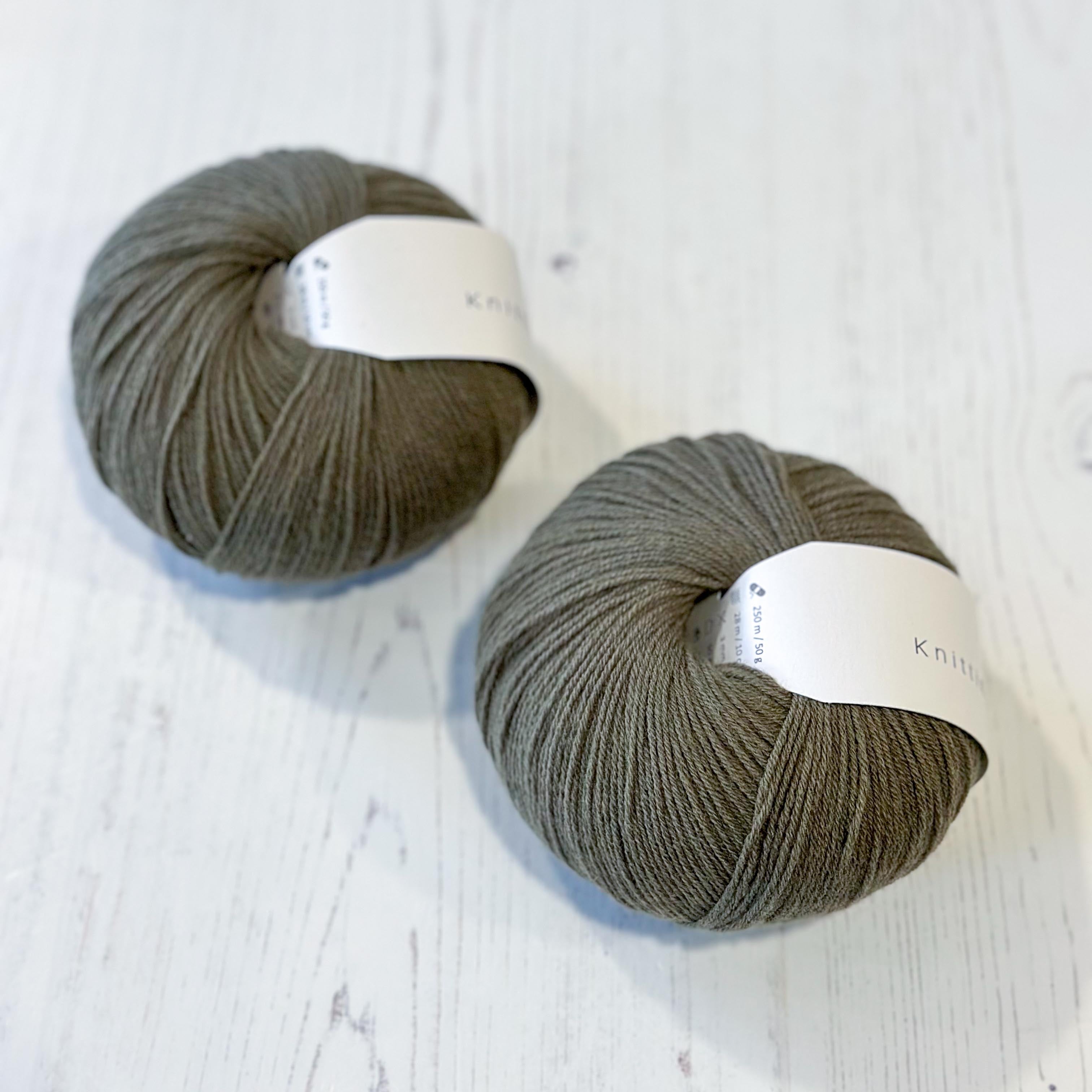 Knitting for Olive - Merino - 2 x 50g Dusty Olive - End of Dye Lot Bundle