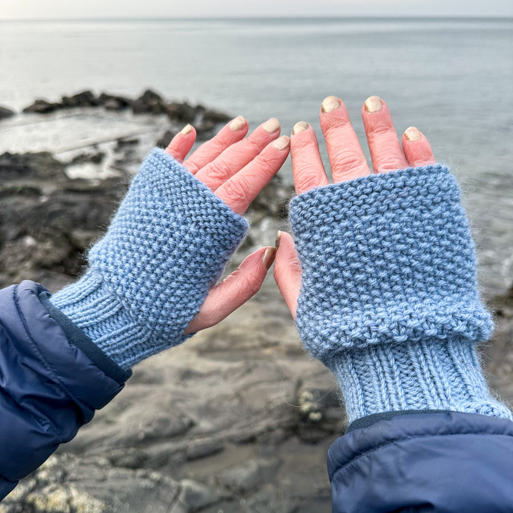 Tricot pour débutants : troisième partie : mitaines sans doigts