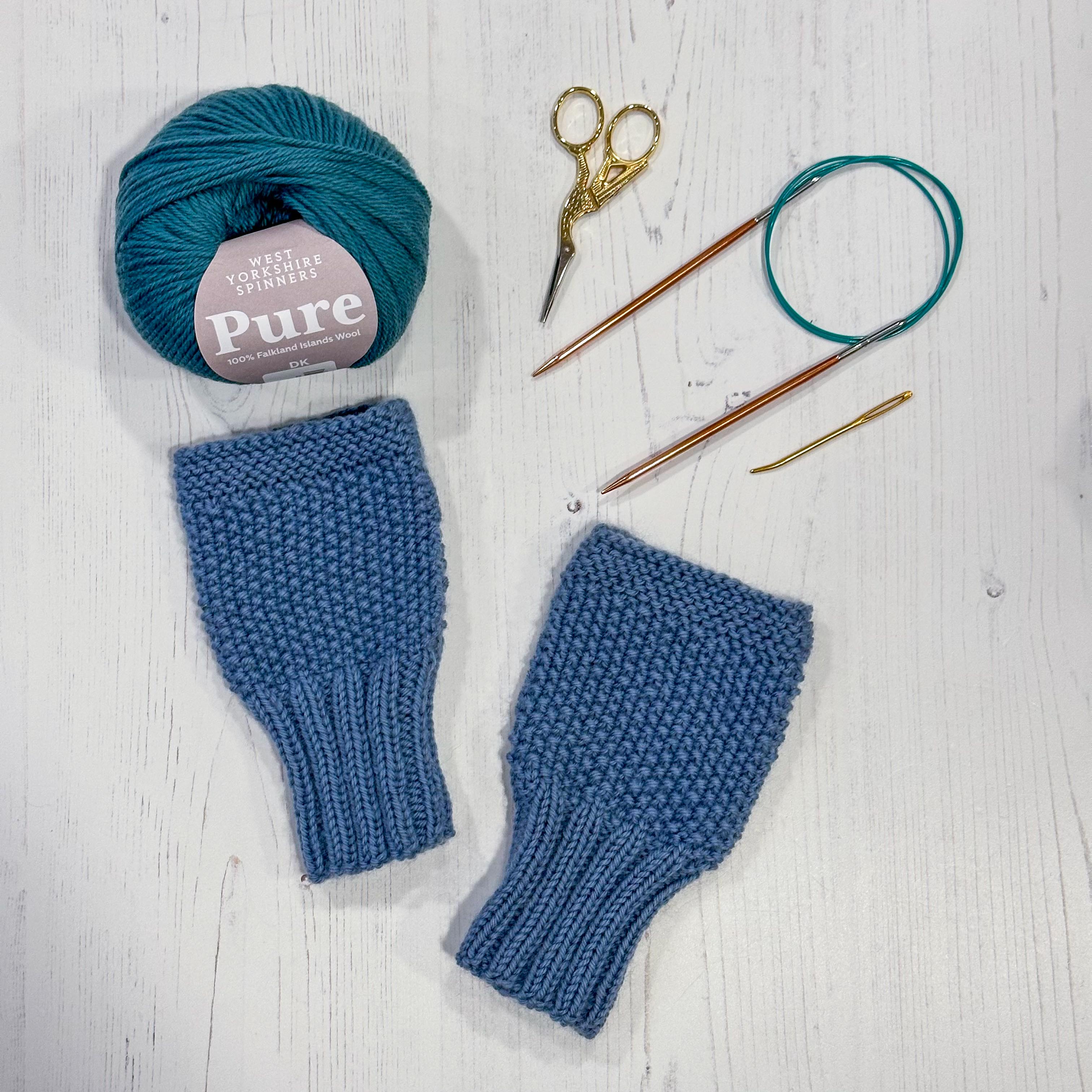 Stricken für Anfänger, Teil 3 – Fingerlose Fäustlinge