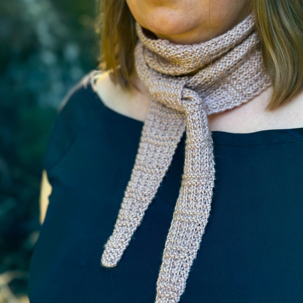 Fine Lines Scarf - Beginner Knitting Pattern