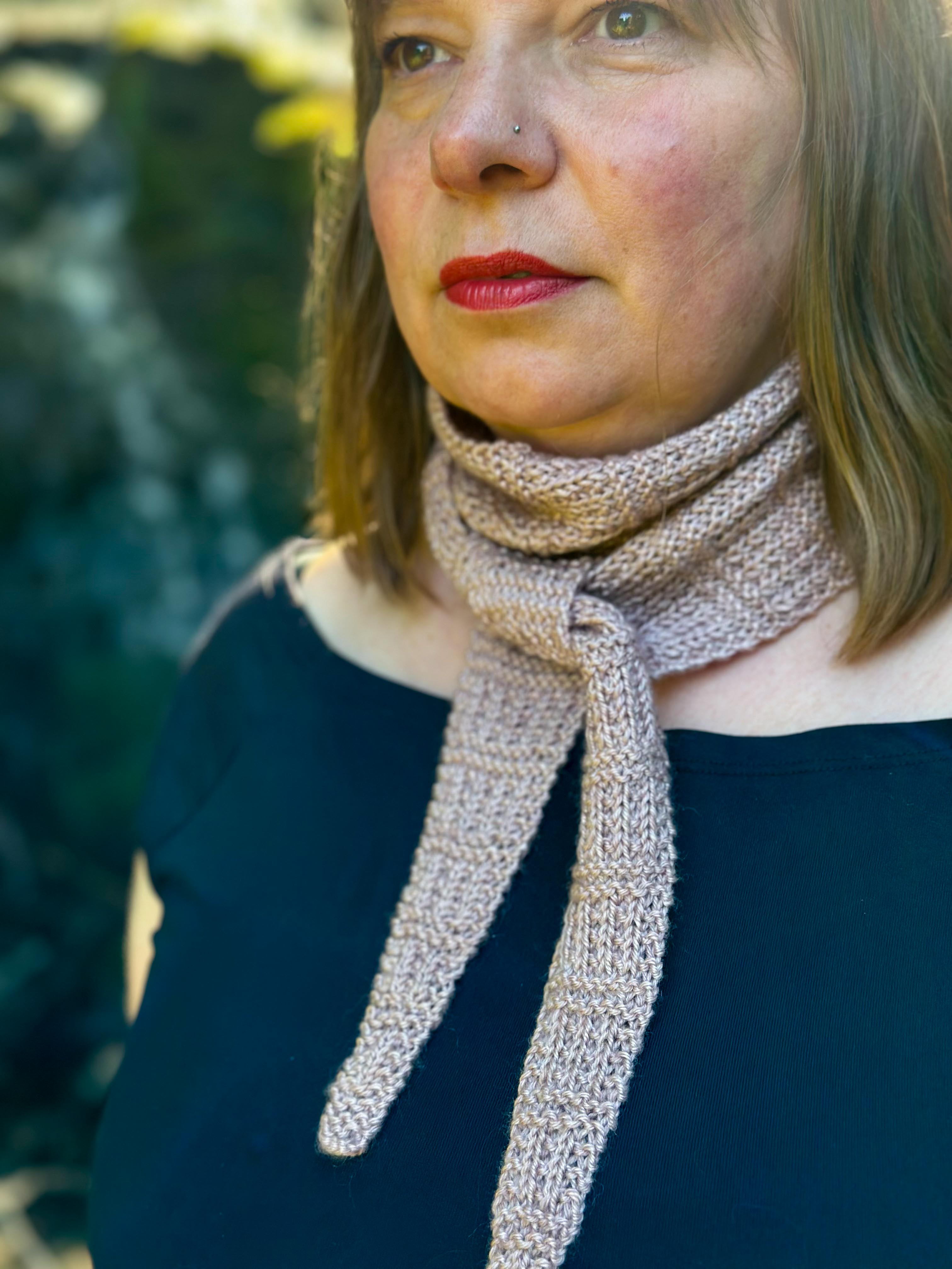 Beginner Knitting Part Four - Fine Lines Scarf