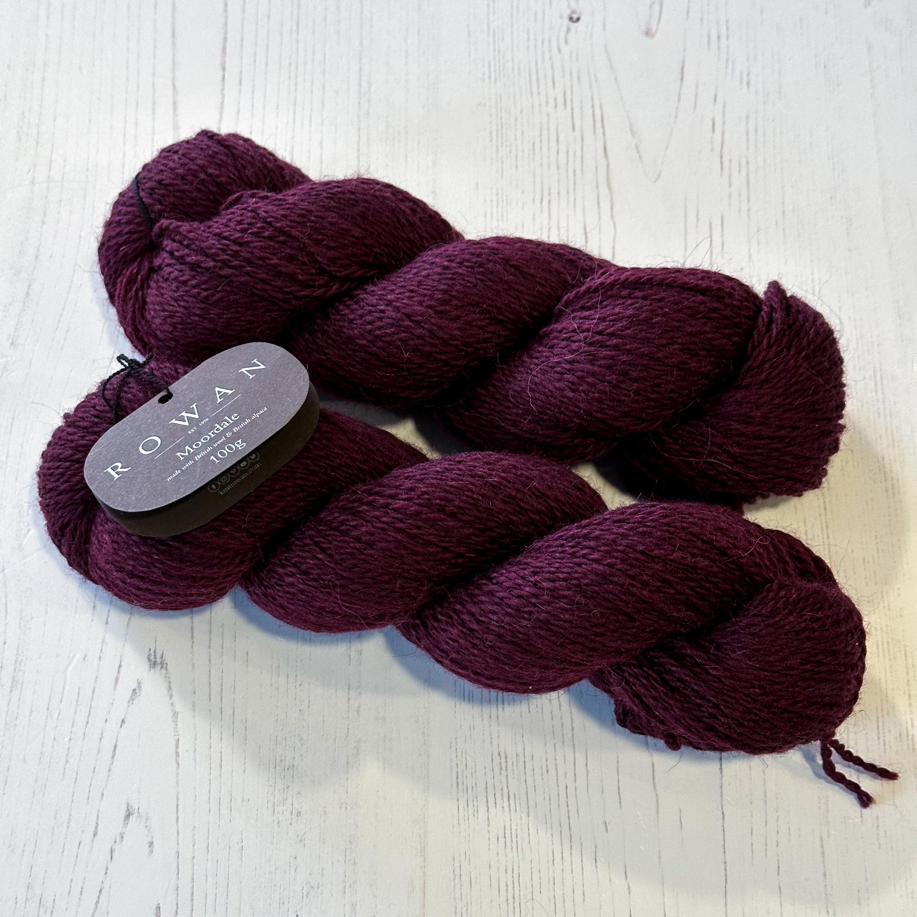 Rowan Moordale - 2 x 100g Sloe 17 - End of Dye Lot Bundle