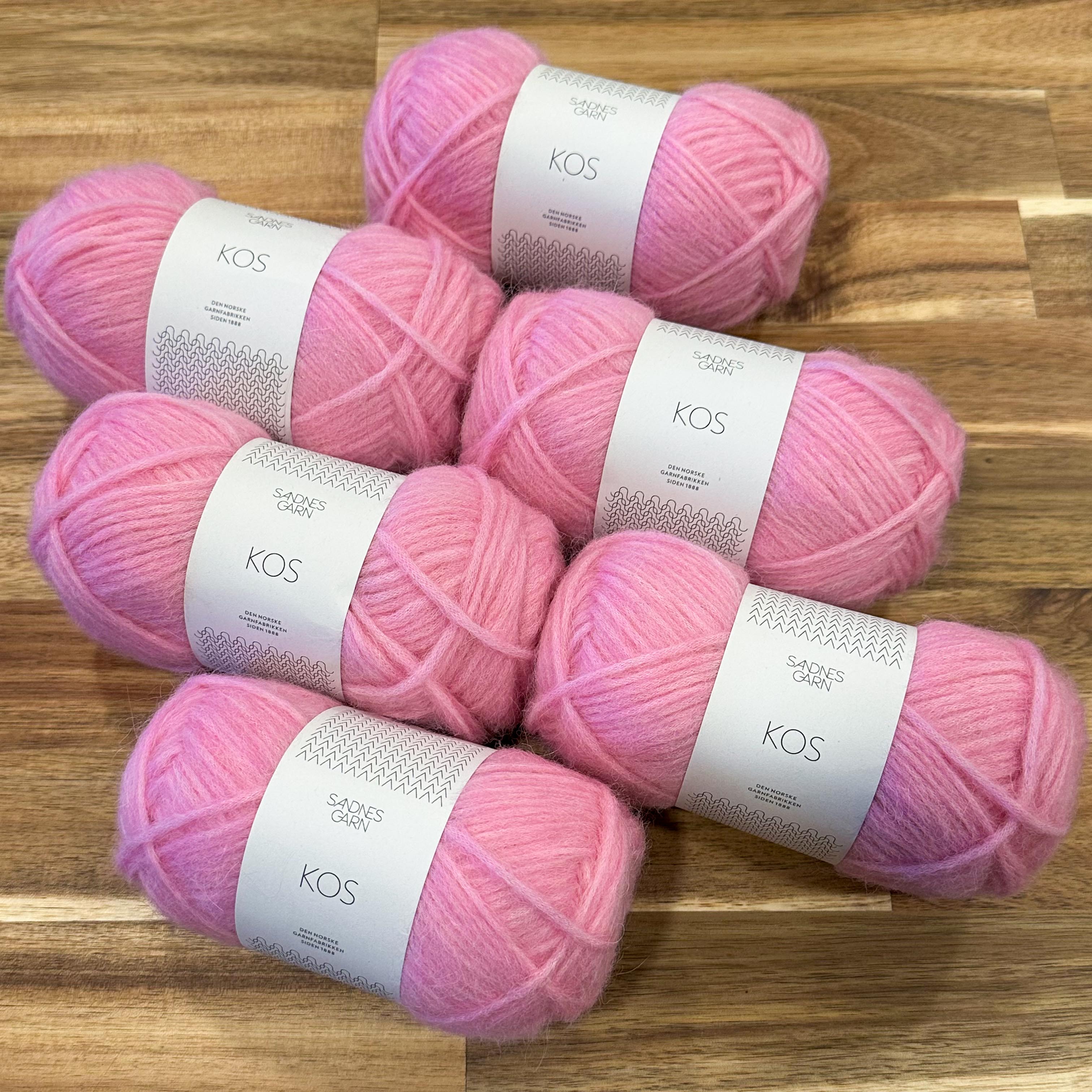 Sandnes Garn - Kos - End of Dye Lot Bundle - 6 x 50g Pink 4614