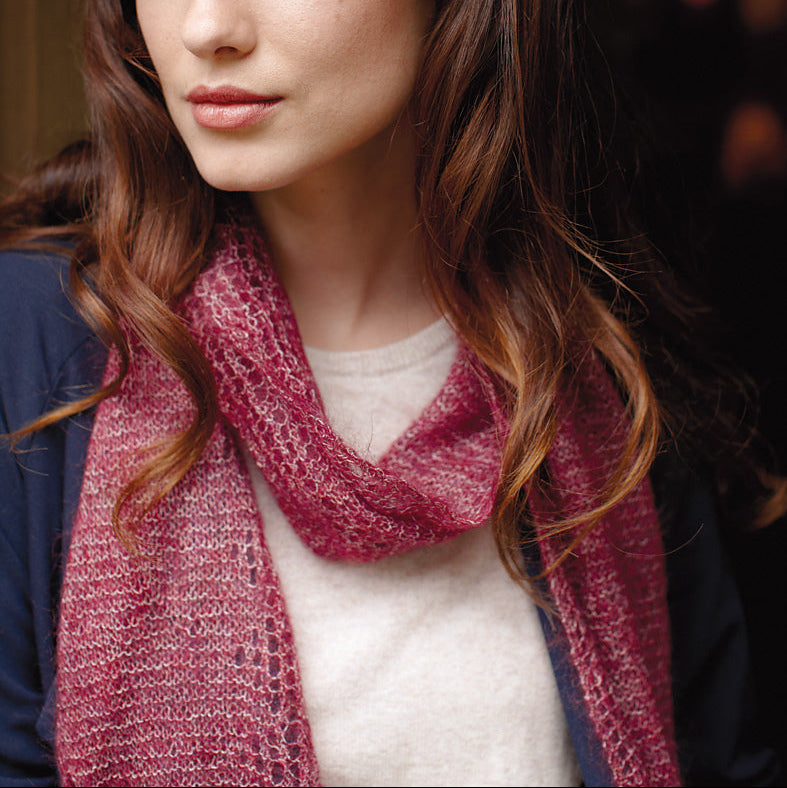 Bramble Schal - Strickset