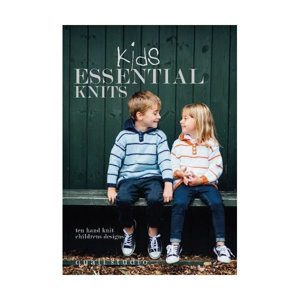 Kids Essential Knits Book front cover
