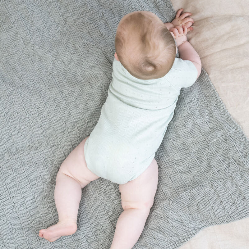 Lavender Blanket Baby Blanket - Knitting Kit