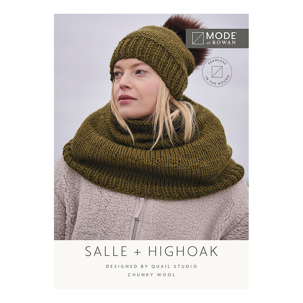 Snood et bonnet Highoak à la mode chez Rowan Salle - Modèle de tricot