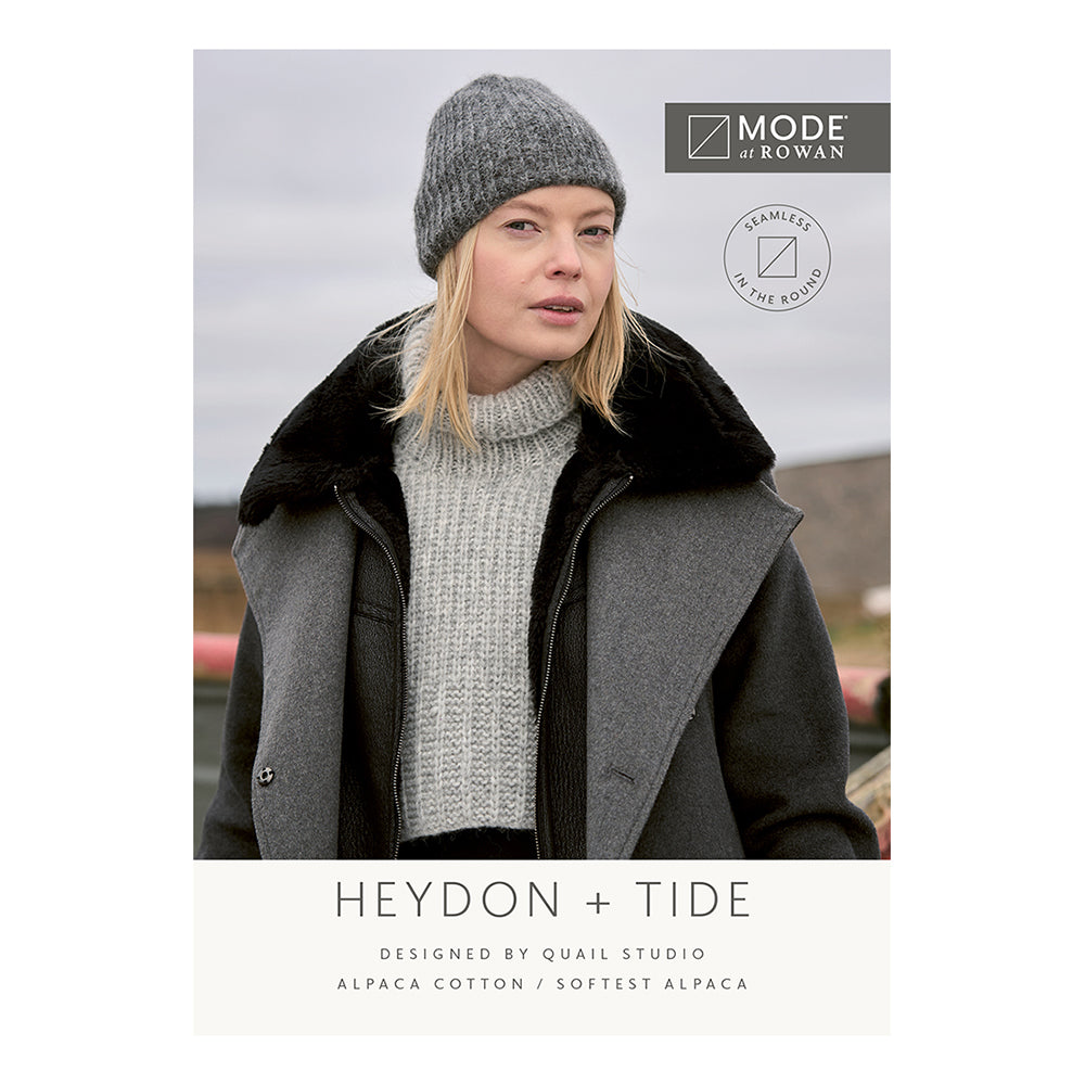 Chapeau et col tendance chez Rowan Heydon - Modèle de tricot