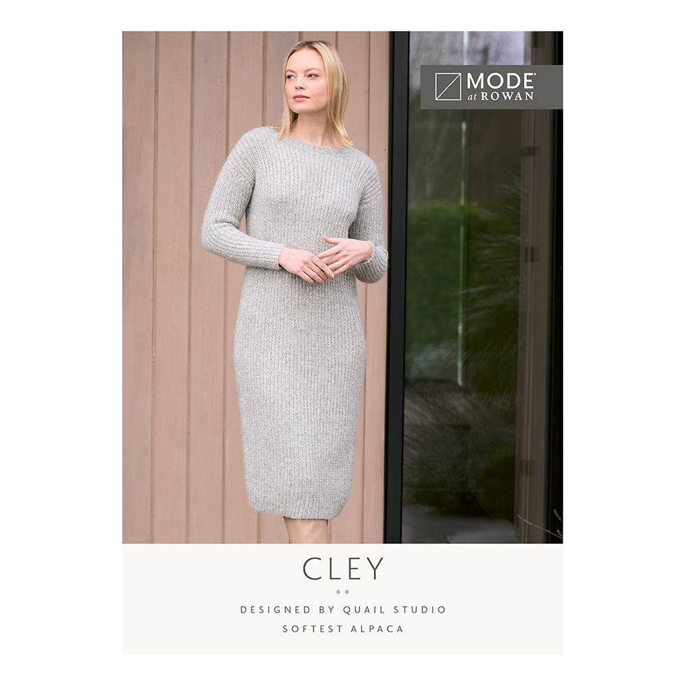 Mode at Rowan Cley Dress - Knitting Pattern (PDF Download)