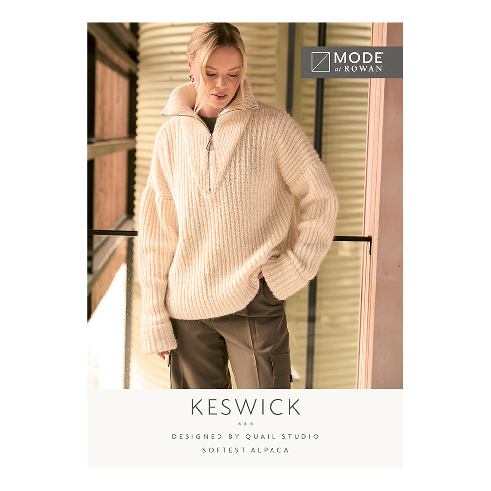 Pull zippé Mode chez Rowan Keswick - Patron de tricot