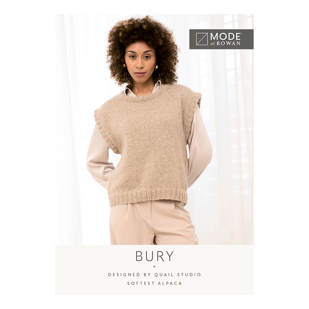 Pull sans manches à la mode chez Rowan Bury - Modèle de tricot (téléchargement PDF)