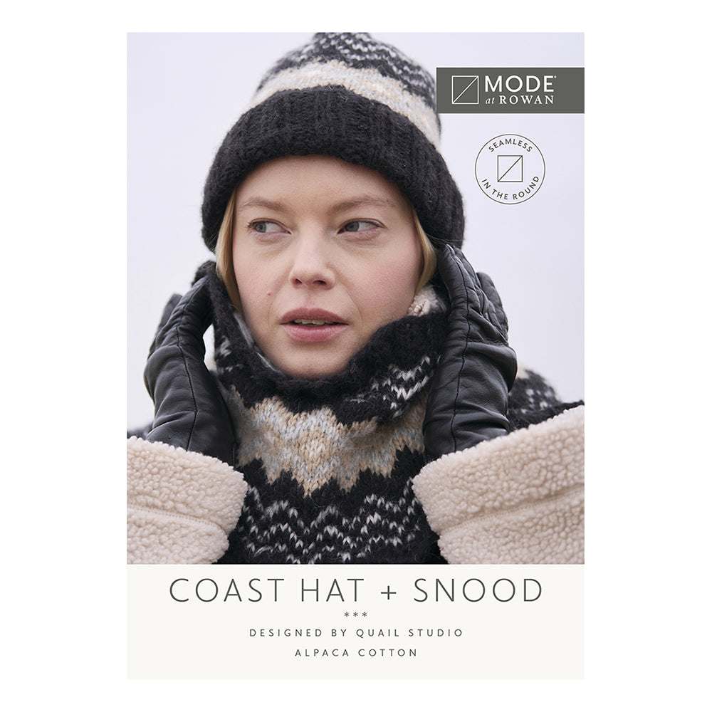 Mode at Rowan Coast Hat and Snood - Knitting Pattern (PDF Download)