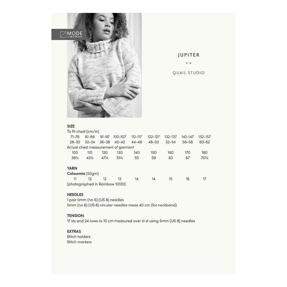 Mode bei Rowan Denes Pullover - Strickmuster