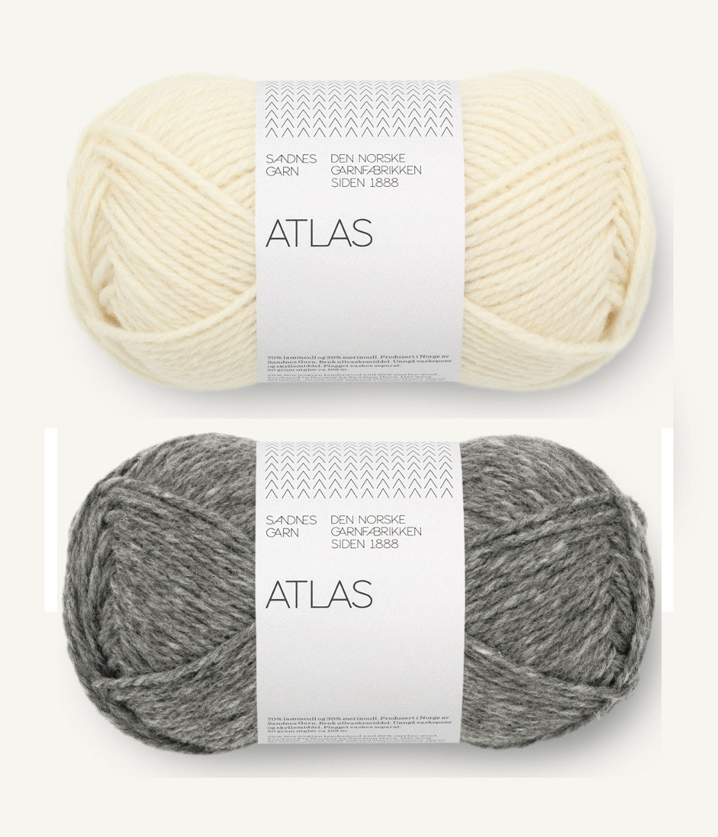 PetiteKnit Otto Sweater Junior - Knitting Kit in Sandnes Garn Atlas