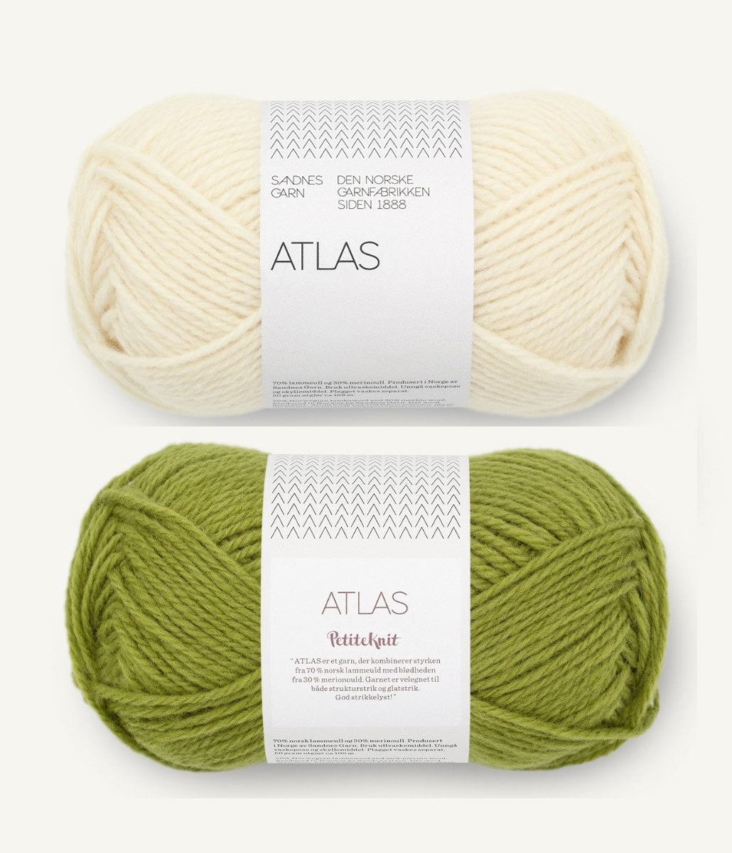 PetiteKnit Otto Sweater Junior - Knitting Kit in Sandnes Garn Atlas