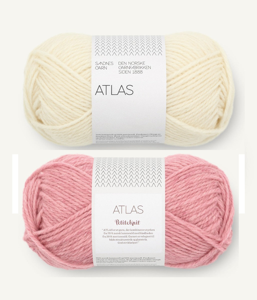 PetiteKnit Otto Sweater Junior - Knitting Kit in Sandnes Garn Atlas