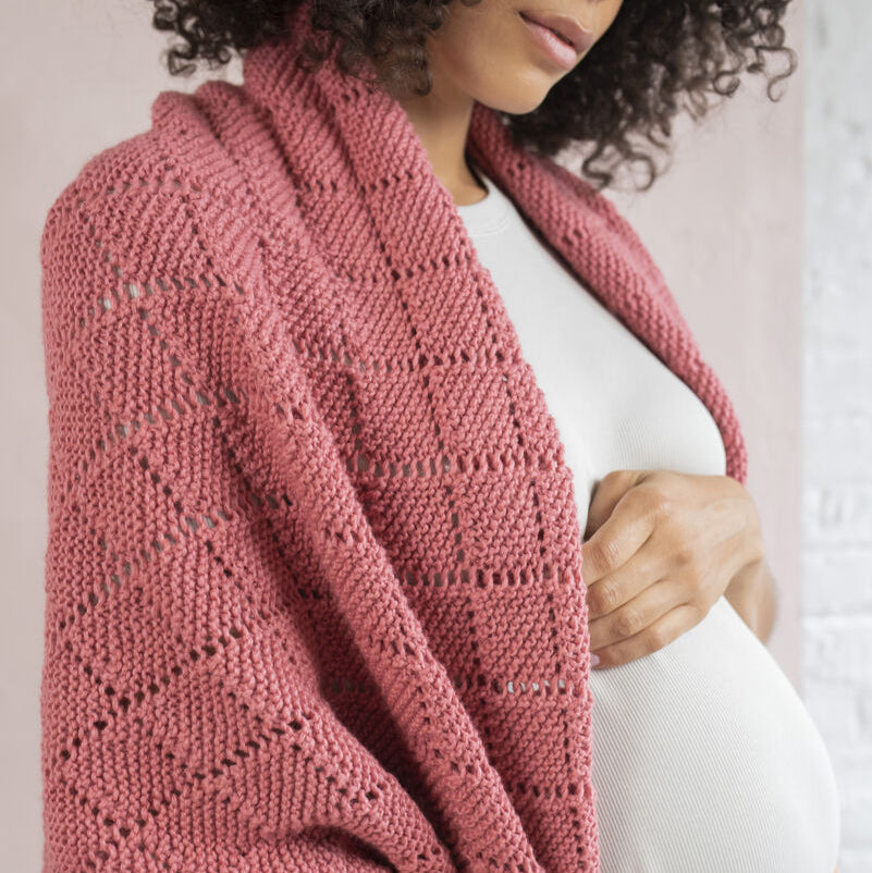 Rose Shawl - Knitting Kit