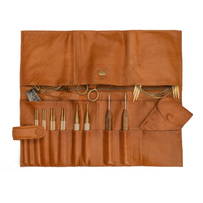 muud Stockholm - Leather Case for interchangeble circular needles