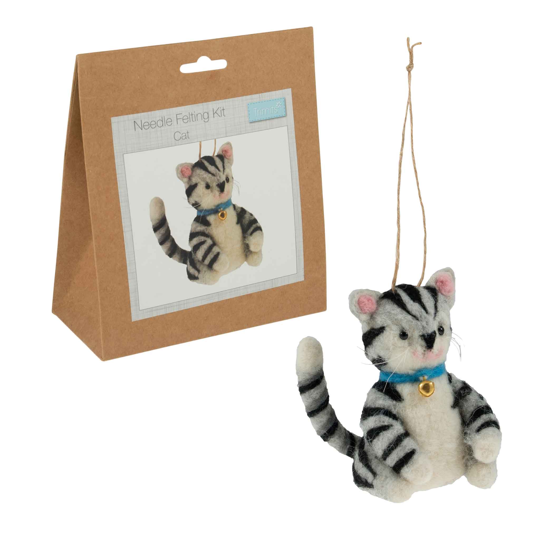 Trimits Make Your Own Needle Felting Kit - Cat