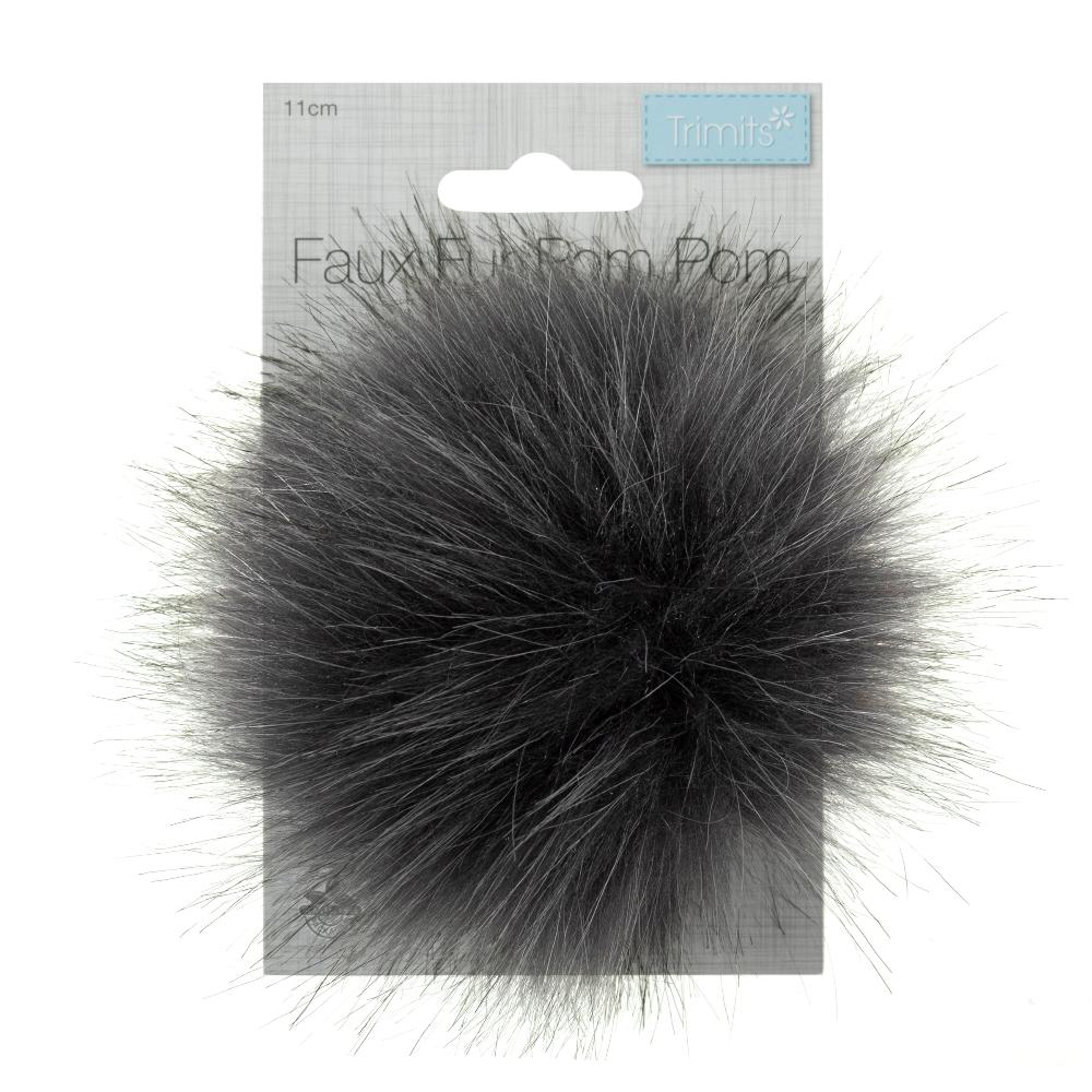 Pompon en fausse fourrure Trimits 11 cm