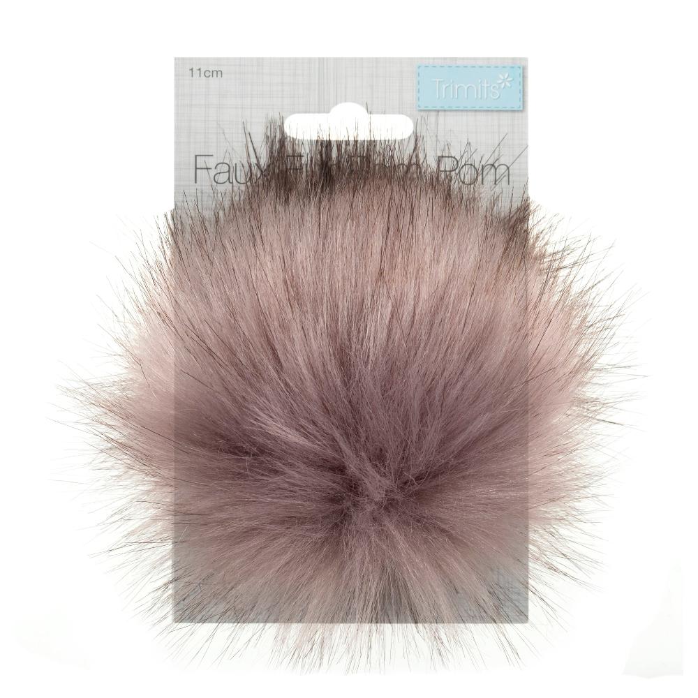 Pompon en fausse fourrure Trimits 11 cm