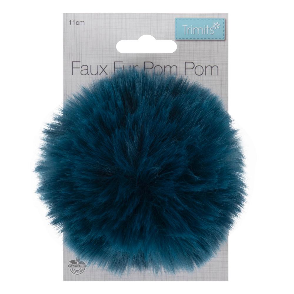 Pompon en fausse fourrure Trimits 11 cm