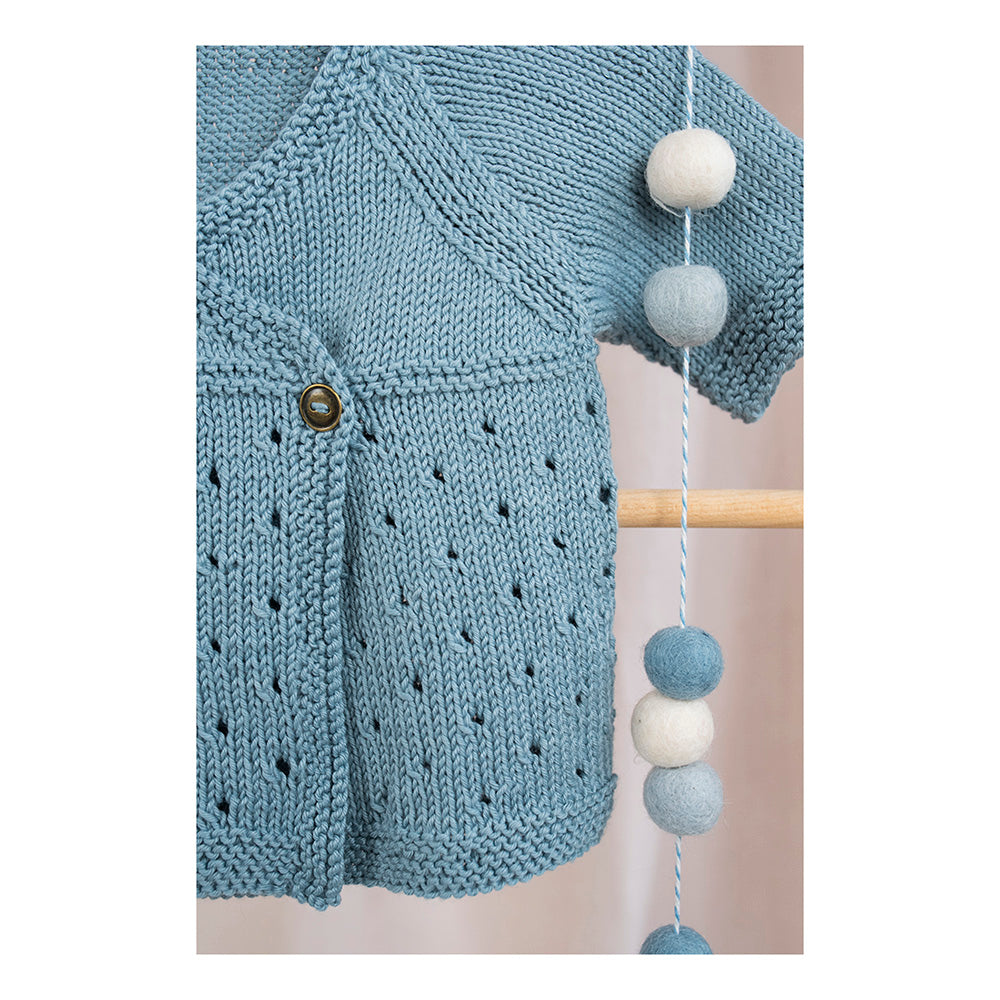 Tig Cardigan - Baby Knitting Kit