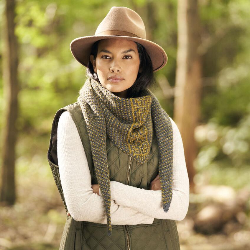 Rowan - Tweed Shawlette - Knitting Pattern (PDF download)