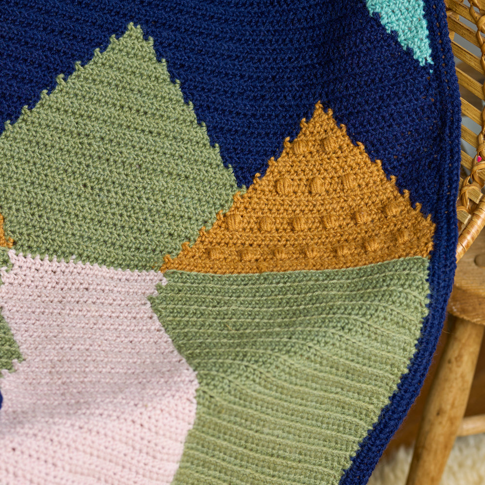 Landscape Baby Blanket - Crochet Pattern