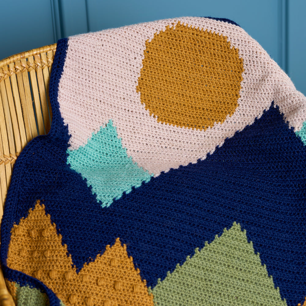 Landscape Baby Blanket - Crochet Pattern