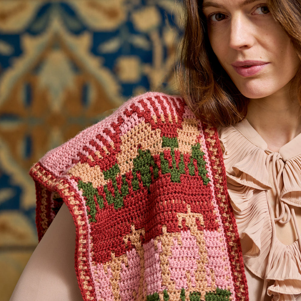 Chrysanthemum Shawl - Crochet Pattern (FREE PDF download)